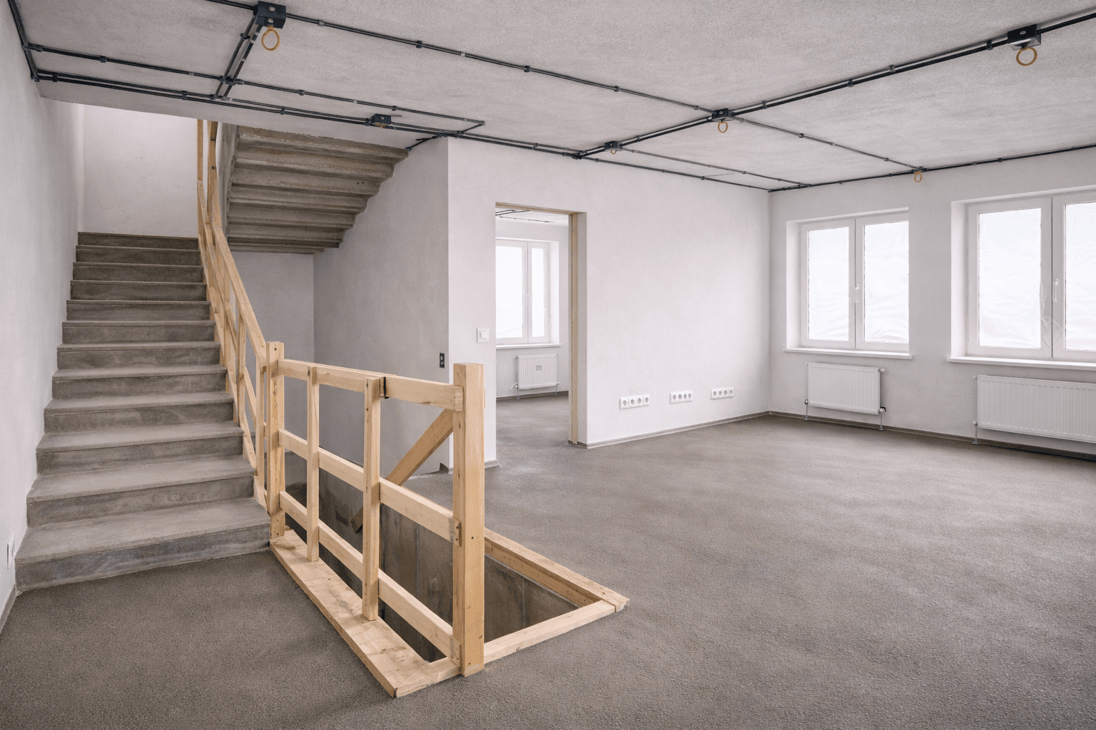 Стяжка в таунхаусе 90 м², г. Тверь