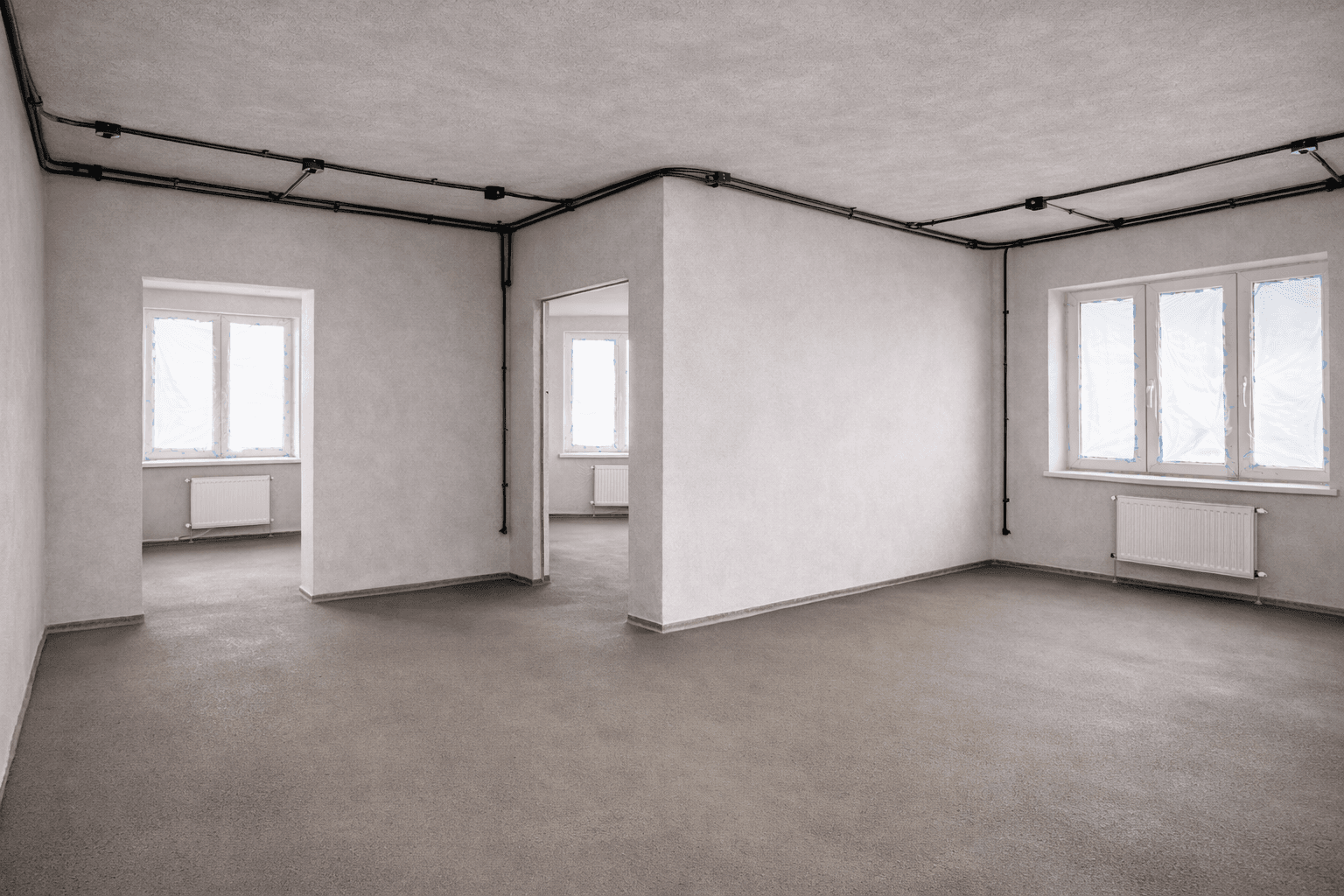 Стяжка пола в новостройке 62 м², г. Москва